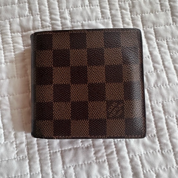 Louis Vuitton Other - Louis Vuitton Leather Checkered Flap Wallet